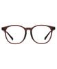 Zoff Suncut UV Cut Clear Lens Sunglasses UV Unisex for Men and Women Glasses/100% Wellington-Style (Brown, ZN251G17_43A1) Oversized, Protection,