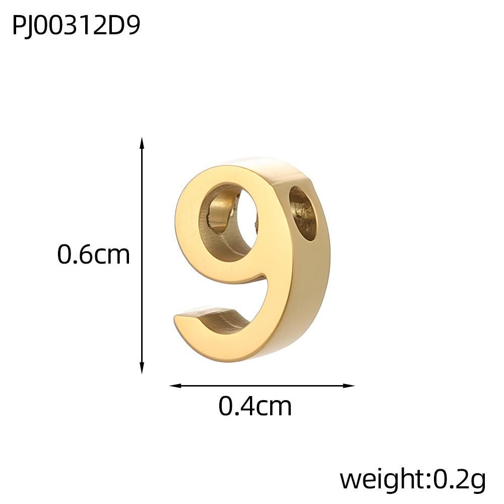 

CARLIDANA Hot Sale Anniversary Stainless Steel Jewelry Creative Gold Color Silver Arabian Numbers Pendant Necklace Gifts Women