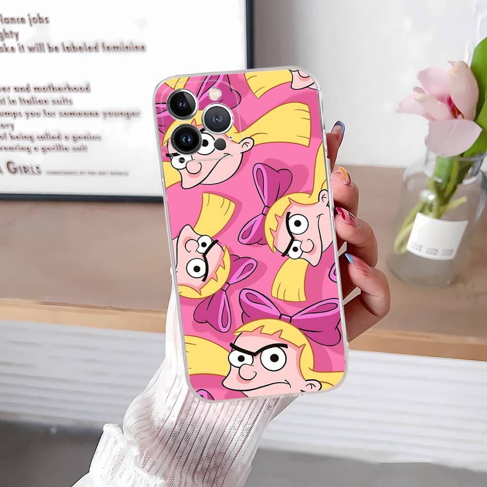 Hey A_Arnolds Cartoon For IPhone 17 16 16e 15 14 13 12 11 Pro Max Mini Plus Phone Case