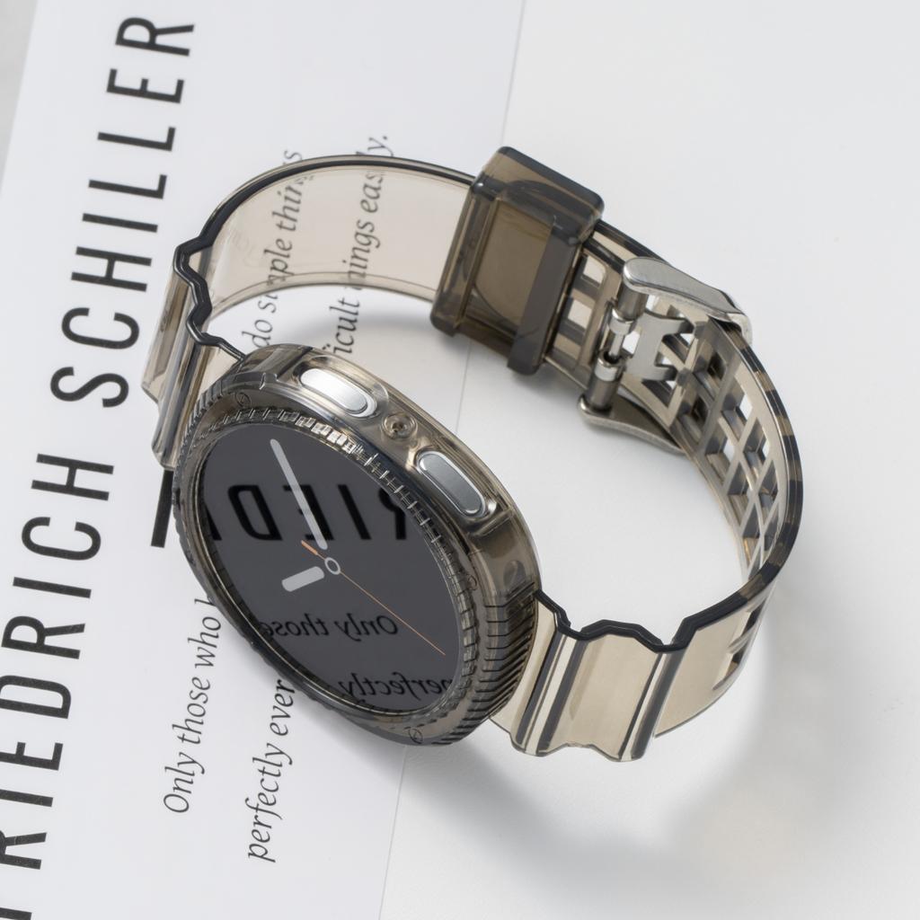 Case+Strap For Samsung Galaxy Watch 8 40mm 44mm Band Pulseira Transparent Silicone Bracelet Correa Galaxy Watch 8 Accessories