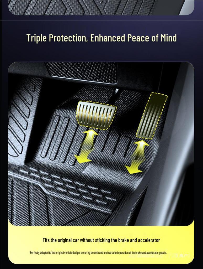 "2025 BYD Song PRO DMi Second Gen TPE Floor Mats - Full Coverage PRO Accessories”