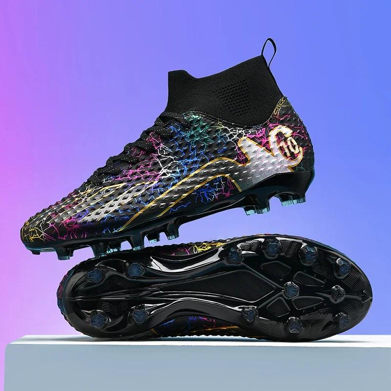 

New Men Football Boots Boys Soccer Shoes Ultralight Indoor Adult Non-Slip Turf Futsal Sport Comfortable Grass Adult Cleats 33