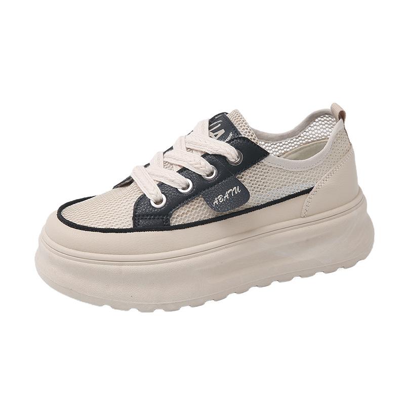 2025 summer little white shoes new Korean version ins female students platform heightening sports board shoes casual shoes ZY1827