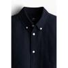 H M Regular Fit Oxford sHirt Navy Blue