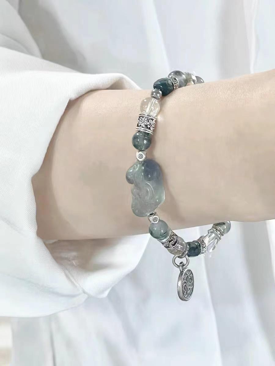 

Стильный этнический браслет из бусин Пи Сю ручной работы, из сплава, унисекс, модная бижутерия