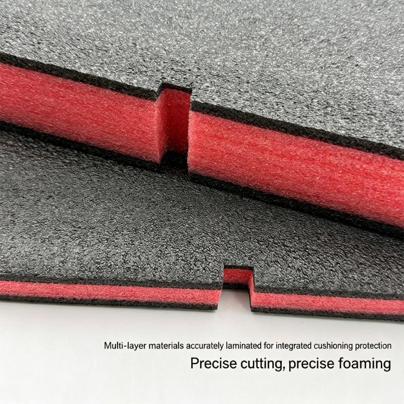 Stackable Tool Storage Foam Pad 25Mm and 50Mm Thick Customizable Fit for MWQ 48-22-8442 ,48-22-84443 Hand Tool Boxes