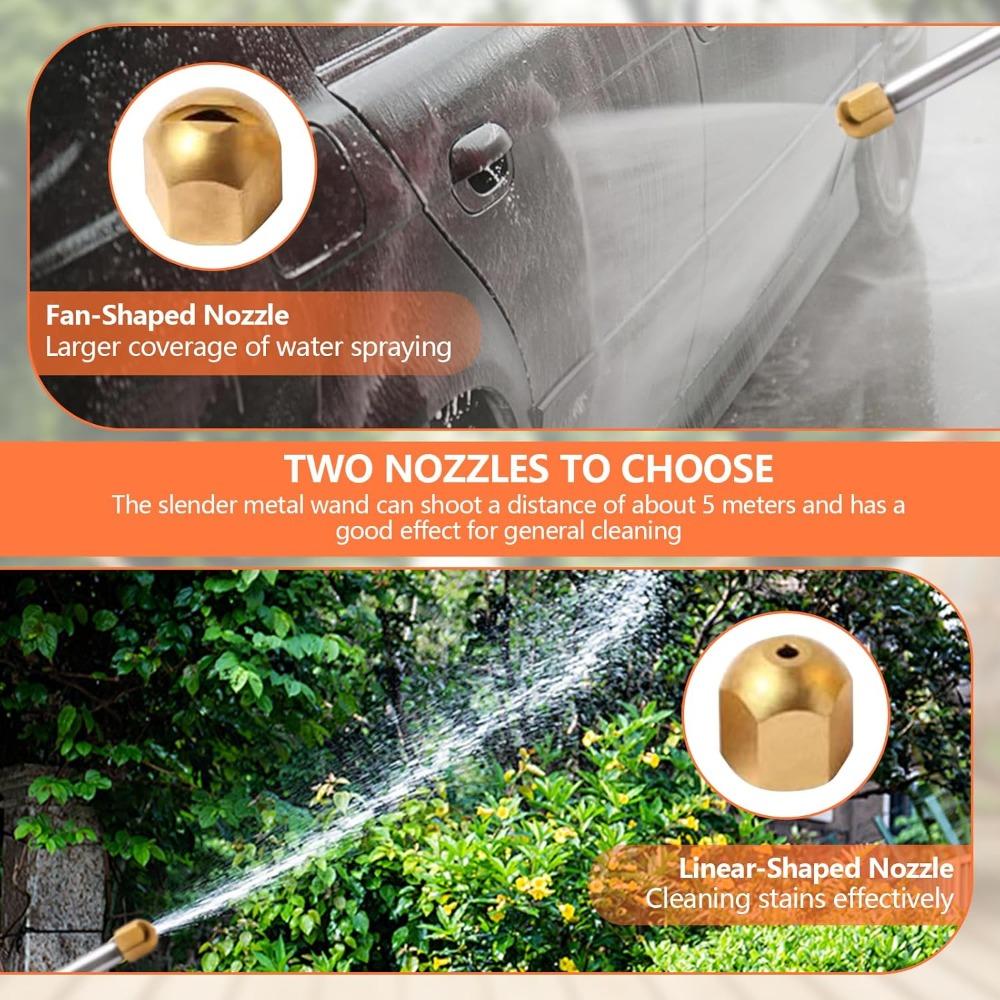 Quick Connectors Hydro Jet Power Washer Wand Car Wash Tool  Garden Cleaning Products