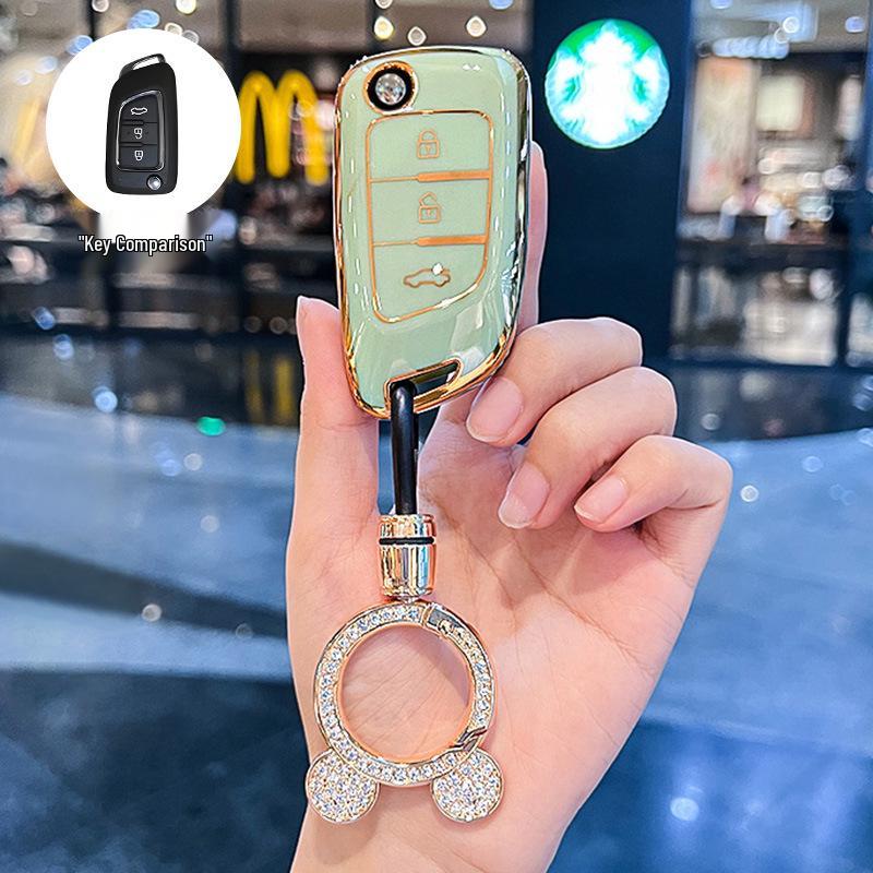 Stylish Key Case for Dongfeng Fengshen AX7, AX3, AX4, AX5, Fengdu MX5, A30 Car Models