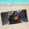 Cartoon H-HIRONOS Anime Beach Swimming Towel Soft Absorbent Washcloth Children's Gifts For Kids Travel Camping Gym