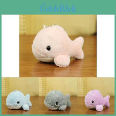 Charmantes kleines Delfin-Stofftier aus kurzem Plüsch, ideal als Geschenk