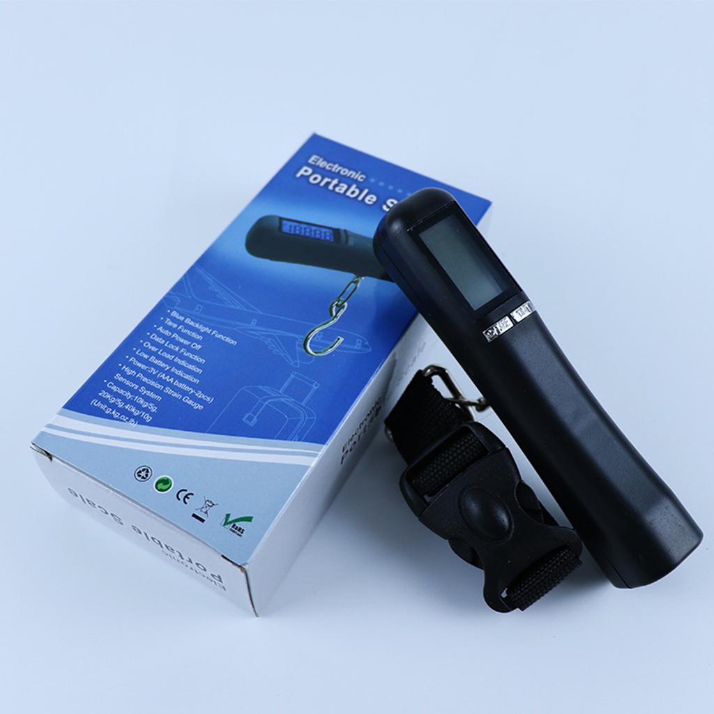 Digital Handheld Luggage Scale Baggage Scale Travel Weight Scale 40kg/10g 4 Unit