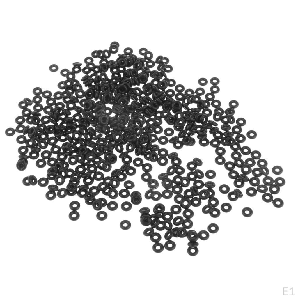 500pcs O Rings Round Rig Rubber Carp Fishing Tackle