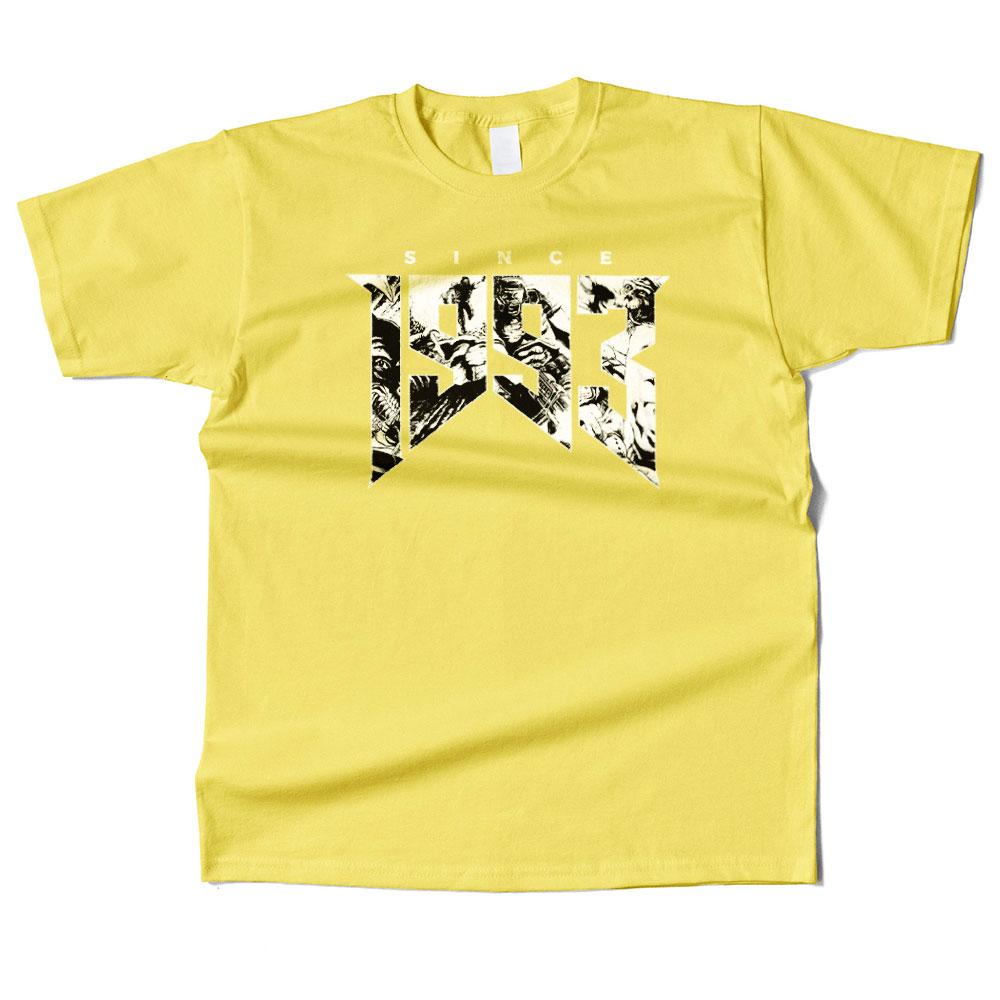 Mens Cotton Doomed Since 1993 Graphic High Quality T Shirt Street Casual Style Tee for Men and Women