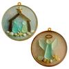 Clear Angel Figurine Hanging Decors Durable Acrylic Christmas Trees Ornament With Secure Hanging Loop