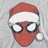 Spider-Man Unisex Adult Santa Hat Heather Christmas Sweatshirt