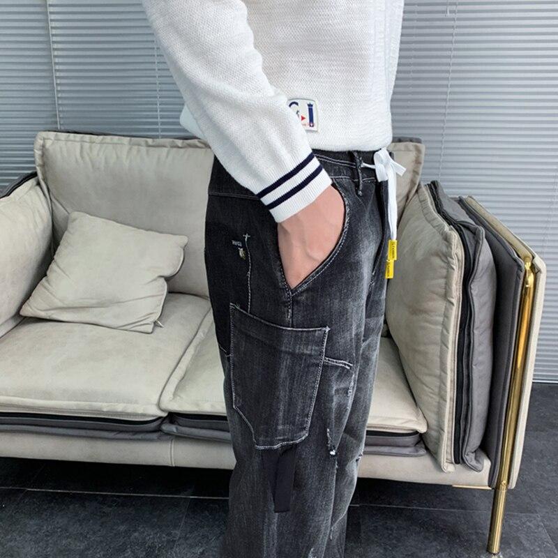 Buy Patchwork Jeans Fashion Men Ripped 