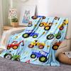 1pz Coperta Giocattolo Camion Carini Modello Veicoli Per Ragazzi Ragazze Regalo Anniversario Compleanno Regali Festival Coperte Morbide Uso Stagione Unica