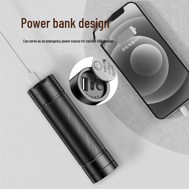Bright Map Rechargeable LED Flashlight & Hand Warmer