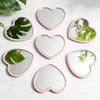 Mini Cute Love Makeup Mirror Party Gift Portable 5.5x6.5cm Pocket Mirror Kawaii Heart-shaped Mirror for Ladies Princesses Party
