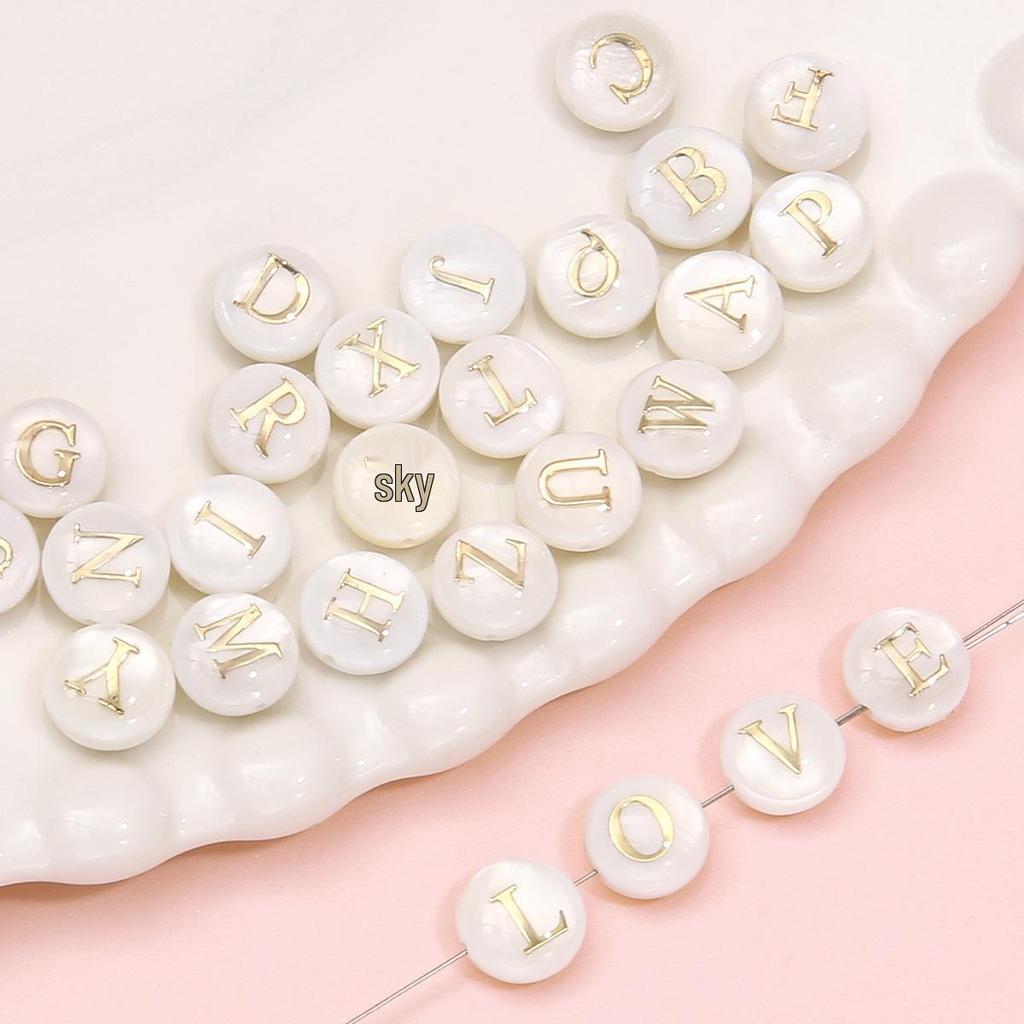 Gold Foil Seashell Beads: DIY Jewelry Making Materials for Bracelets, Necklaces, and Pendants