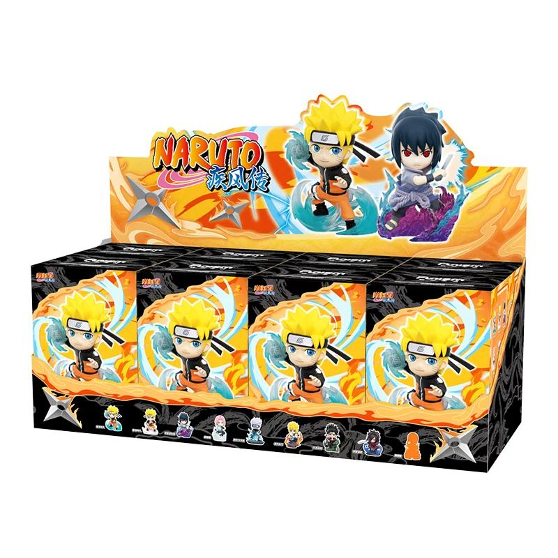 Funism Genuine Naruto Shippuden Anime Figure Blind Box Ultimate Battle Action Figures with Magnetic Identity Card Collectible