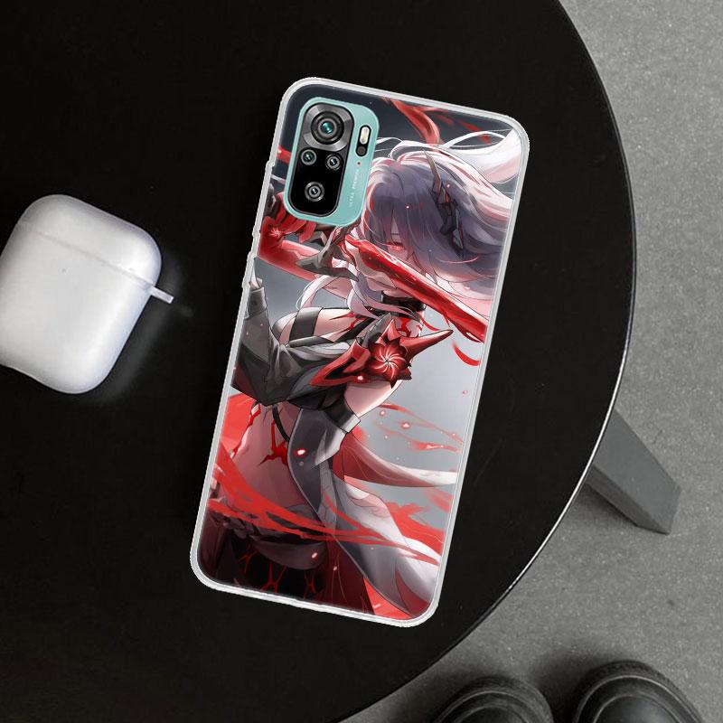 Honkai Star Rail Acheron Phone Case Cover for Xiaomi Redmi Note 15 14 13 12 11 Pro Plus 14S 12S 11S 11T 11E 10S 10 Customized Fu