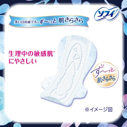 Sofy [Value Pack of 39] Hadaomoi Ultra-Thin Slim Pads for Heavy Flow, Night Use, with Wings, 29cm [Bulk Purchase Pack] [.co.jp Exclusive]