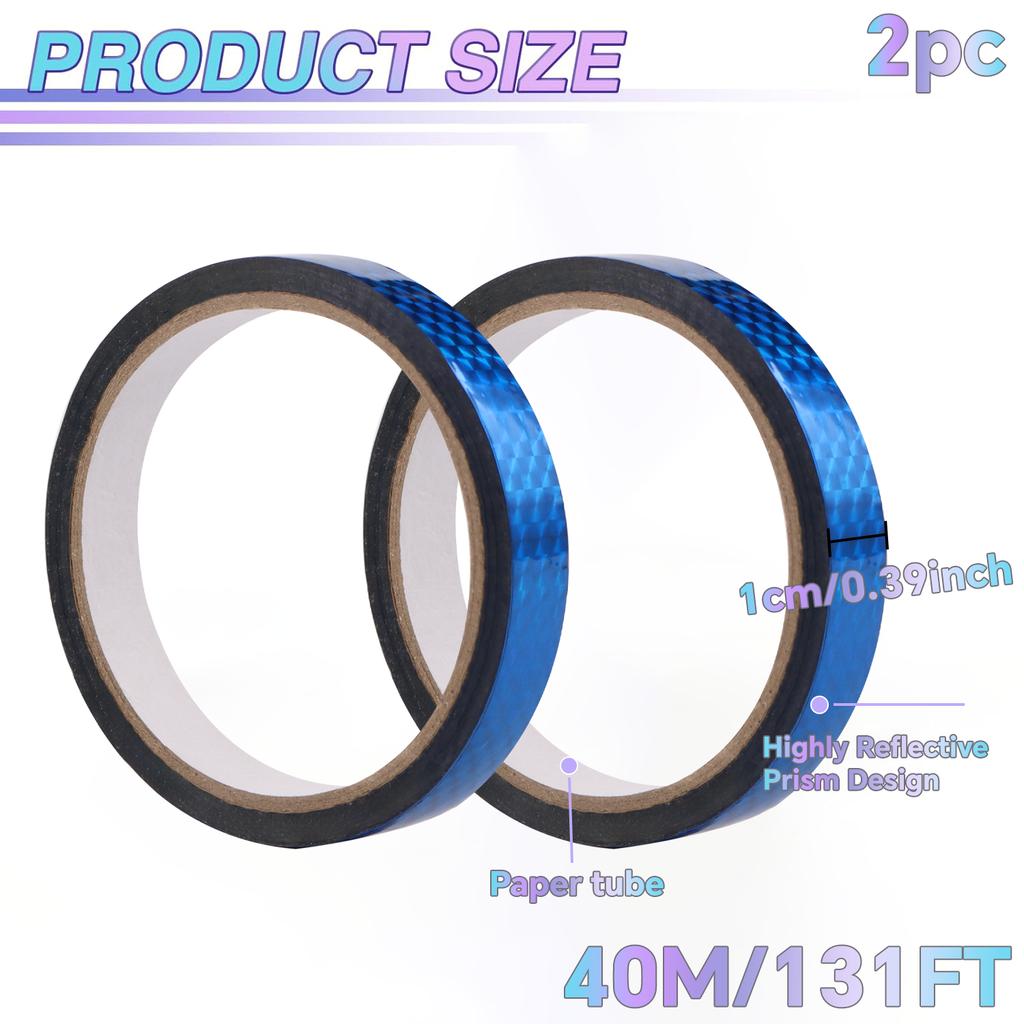 Ruban Décoratif Laser Auto-Adhésif Bricolage Paillettes Fête Emballage Cadeau Décoration Maison Ruban Autocollant Estampage à Chaud Ruban Or Argenté