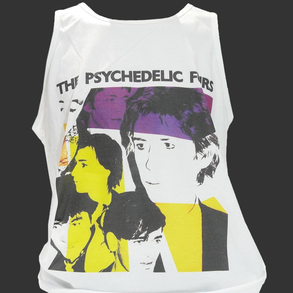 

The Psychedelic Furs New Wave Punk Rock T-SHIRT vest top unisex white S-4XL XL