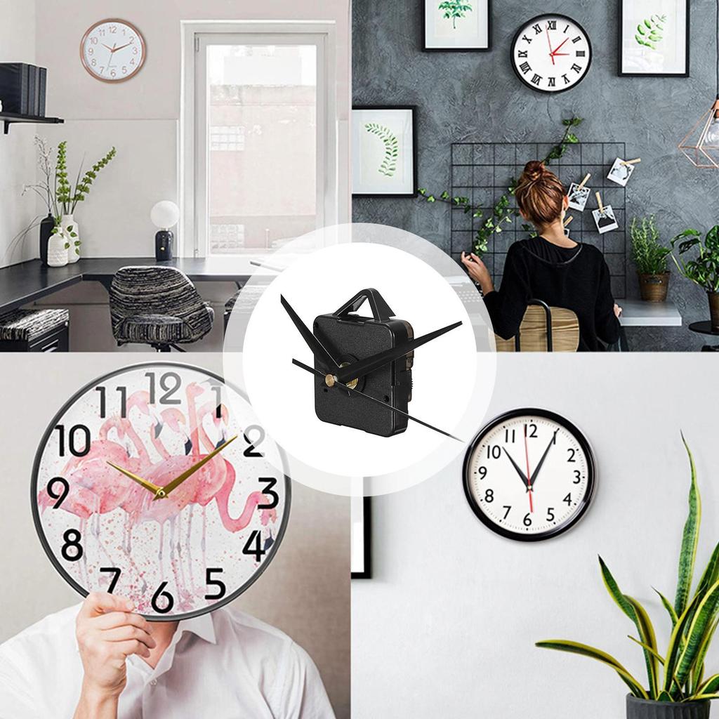 Wall Clock Parts Movement Mechanism Replacement Long Shaft Mechanism Repair Parts With Sound Skipping And Electronic Clock Core