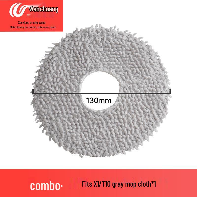 Xiaomi Mijia M30 Pro Robot Vacuum Accessories: Side Brush, Mop Cloth, HEPA Dust Bag, Cleaning Solution
