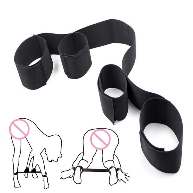Bondage Handcuffs&Neck Pillow&Ankle Cuff BDSM Bondage Set Flirting Sex Toys for Woman Couple Restraints Erotic