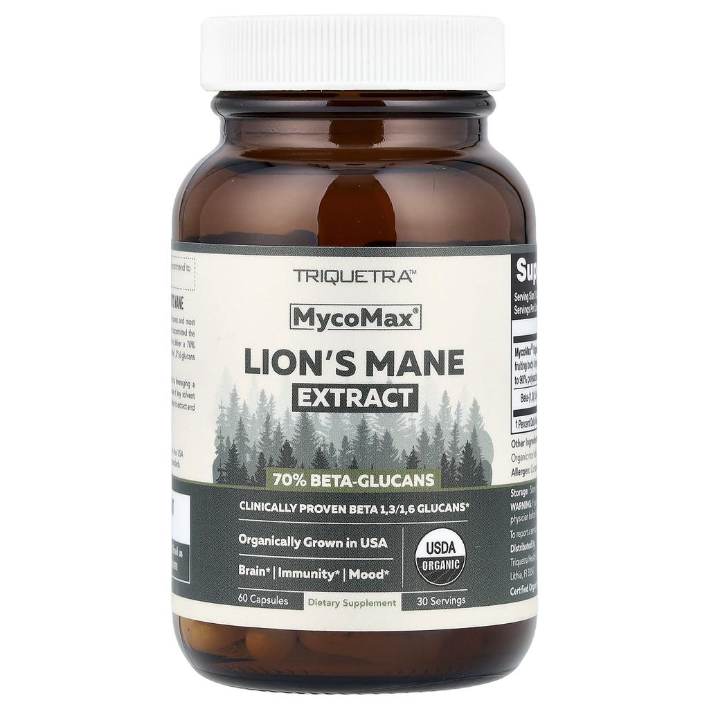 Triquetra Health, MycoMax®, Reishi-Pilzextrakt, Maximale Stärke, 60 Kapseln (250mg pro Kapsel)