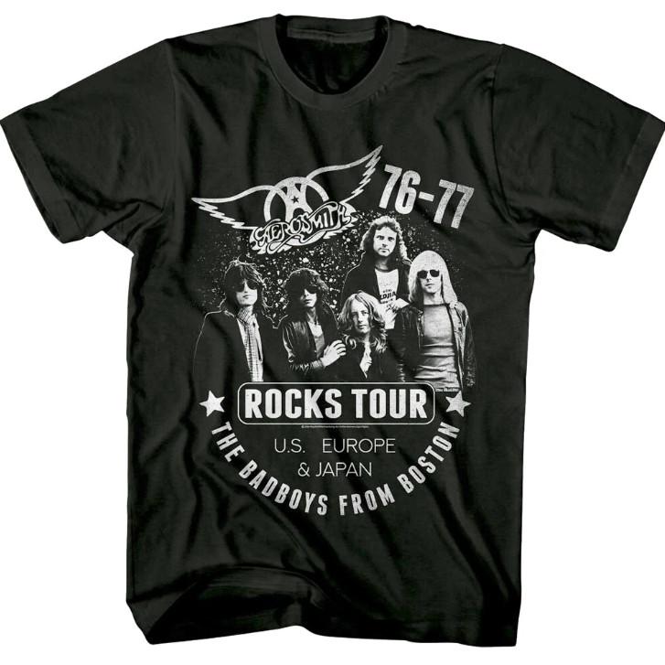 Aerosmith Rocks World Tour 76-77 Men's T Shirt Unisex T-Shirt