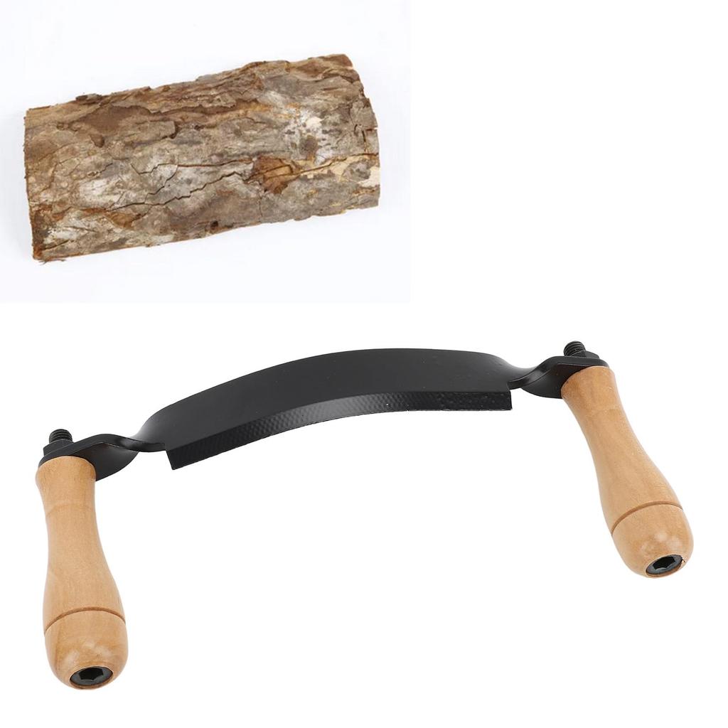 Bark Stripping Hand Tree Bark Draw Shave Fast and Comfortable Ergonomic Easy Sharp Iron Woodworking Tool, Scraper, Tool, Efficient, Grip, Design,