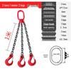 Complete Lifting Chain Sling with Hooks for Mining and Rigging