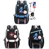 Mochila de Viaje Stray Kids Con Puerto de Carga USB Para la Escuela y el Trayecto