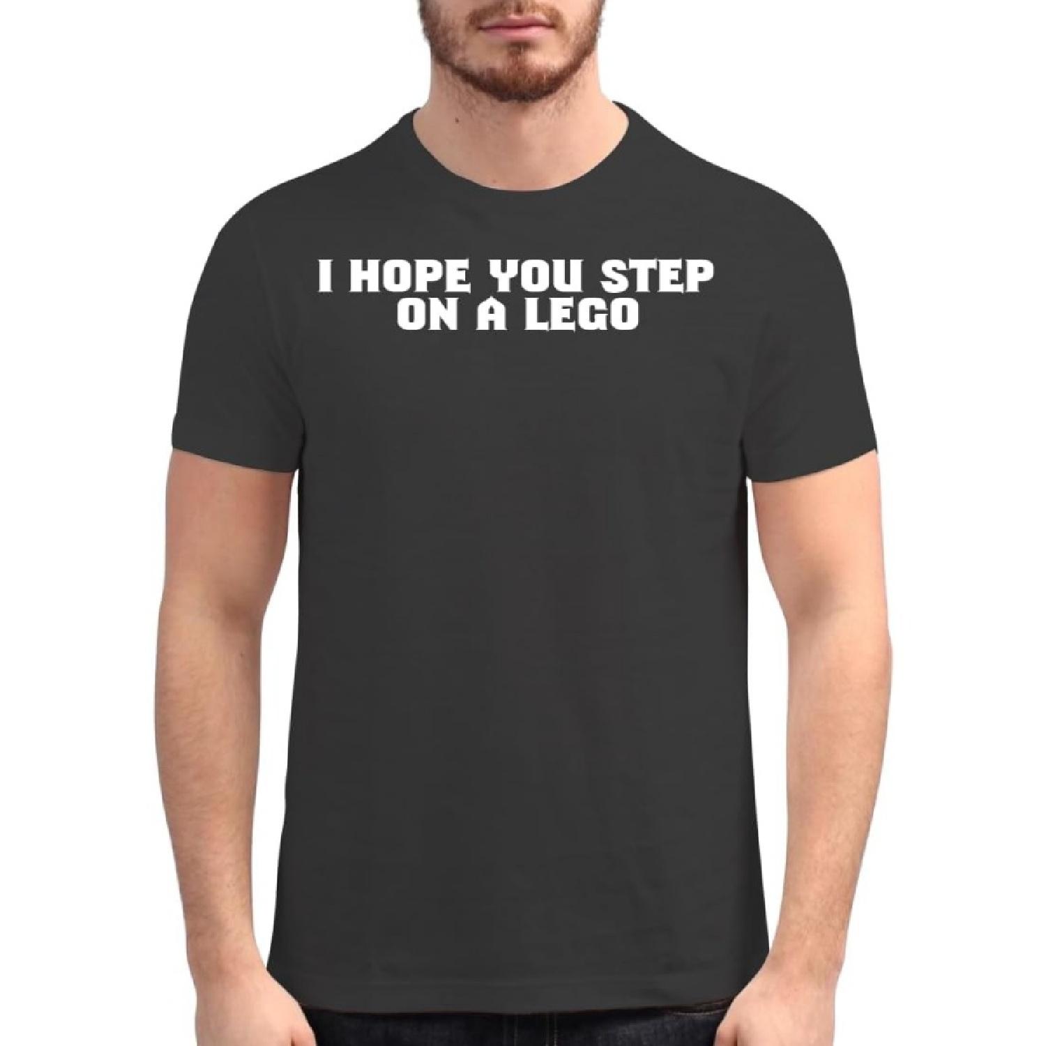 Harding Industries I Hope You Step On A Lego - Men s Soft Graphic T-Shirt XXXXXL разноцветный