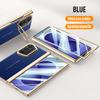 For Samsung Galaxy Z Fold 8 Case Luxury PU Leather Lens Stand Protect Cover For Z Fold 8 Ultra All-inclusive Spring Hinged Shell