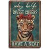 Retro Metall Blechschild Mehr Espresso Weniger Depresso Poster Trinkposter Kaffee Liebhaber Geschenk Lustige Schwarze Katze Wandkunst