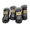 Pet Dog Shoes Winter Super Warm 4pcs/set Dog Boots Leather Anti Slip XS XXL Shoes for Small Dog Pet Product Chihuahua Waterproof