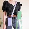 Crossbody Ketting Lanyard Koord Telefoon Hoesje Voor Iphone 16 15 14 Plus 13 12 Mini 11 Pro Xs Max Xr X Siliconen Zachte Tpu Ach