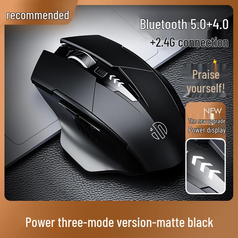 Inphic F1S Rechargeable Silent Bluetooth Wireless Mouse for Laptops
