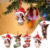 Christmas El-f Hanging Pendants Xmas Tree Oranments Merry Christmas Decor Hap-py New Year 2023