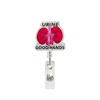 Acrylic Heart Lung Brain Kidney Retractable Pull Badge Reel For Nurse Doctor Id Lanyard Name Tag Key Ring Chain Clips Hospital
