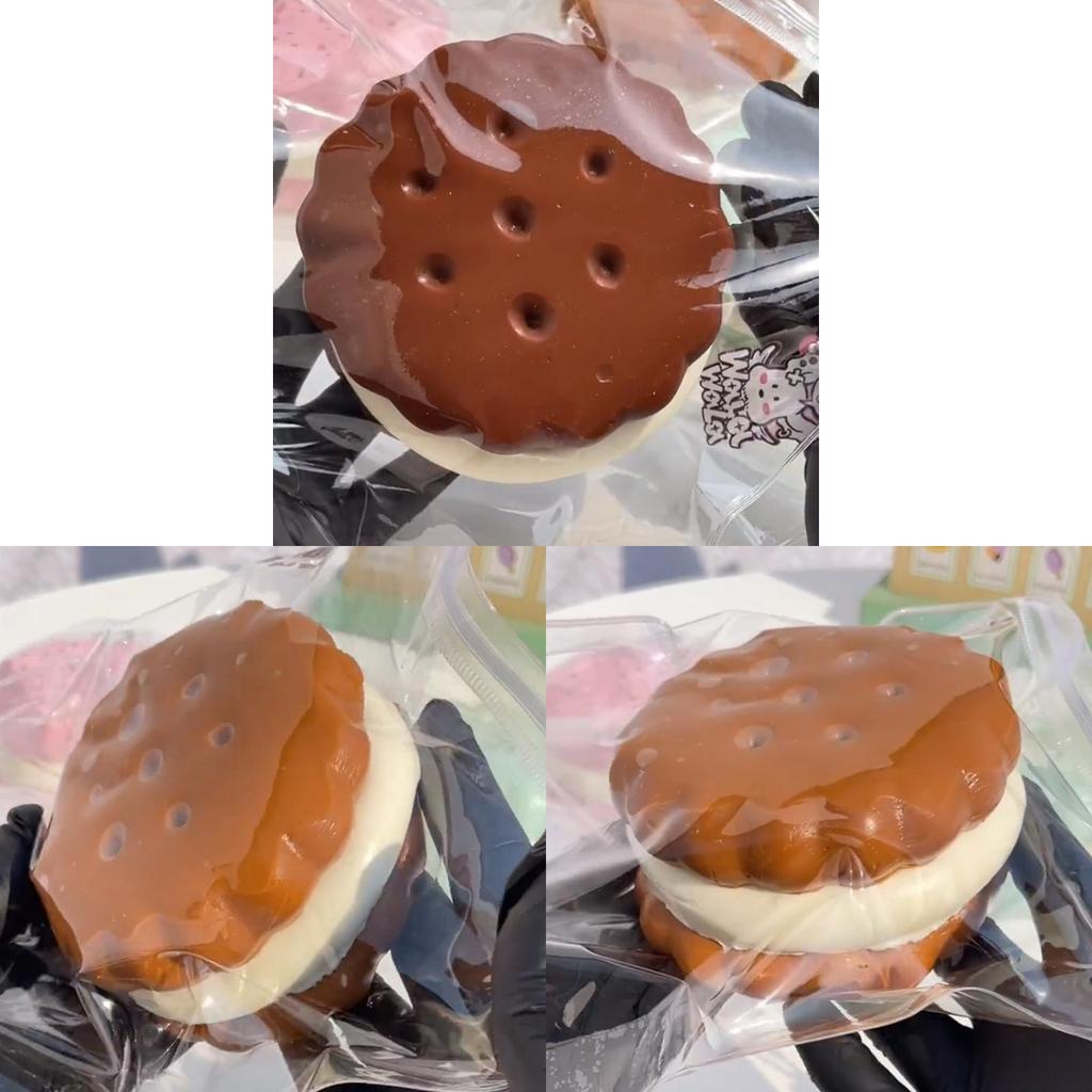 Tpr Chocolate Sandwich Cookie Fidget Toy Stress Relief For Kids And Teens
