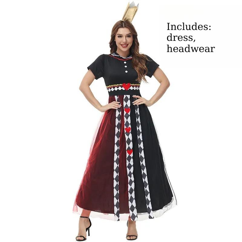 Queen of Hearts Costume Halloween Poker