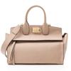 Leather Studio Large Satchel Pink