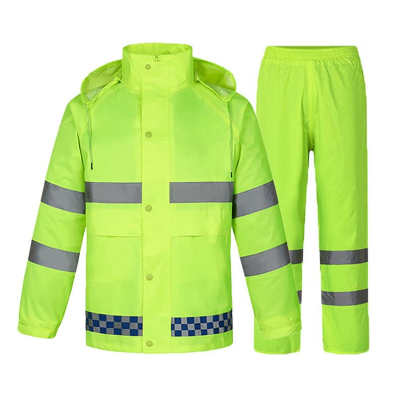 Reflektierende Anzüge Arbeit Arbeitskleidung Wasserdichte Jacke Arbeits Hosen Männer Reflektierende Set L