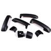 1 Set Car Side Door Handle Cover Trim Fit for Toyota Tundra Sequoia 2008-2016 2017 2018    Matte Black ABS Plastic